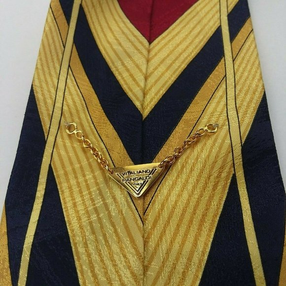 VITALIANO PANCALDI Tie Vibrant Multi Colors RARE - Picture 5 of 8